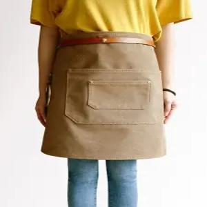 하프앞치마 캔버스 카페 허리가방 레스토랑 허리 미용