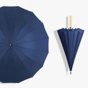 자동 장우산 일자형 나무 손잡이 장대 우산 무지 양산 장마철 단체 선물 맞춤