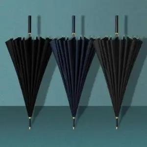 튼튼한 대형 24K 자동 우산 특대형 남성용 장마철 선물용