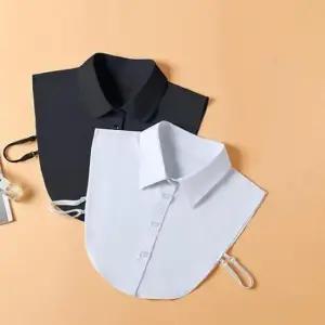 여성용 페이크 셔츠카라 넥케이프 M11793