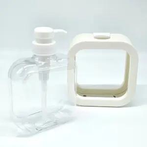 투명 화이트 디스펜서 욕실 샴푸 공병 리필용기 공병 디스펜서 리필용기
