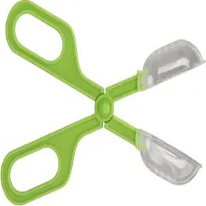 파충류 먹이 클램프 똥 집게 도구 거북이 도마뱀 거미 (녹색) 햄스터 스쿱을 위한 통풍구가 있는 스쿱