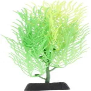 할론틴 수족관 식물 인공 실리콘 그린 어항 장식 플라스틱 베타 액세서리