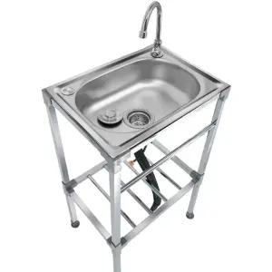 싱크대 캠핑장 사무실 개수대 주방 미니 휴대용 간이 씽크대 이동식 카페