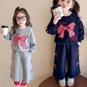 레드빅리본 맨투맨 와이드 여아동 상하복세트 206071