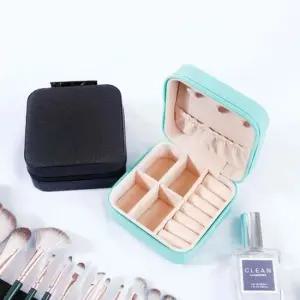 악세서리 보관함 03보석함B-매트화이트 지퍼형 목걸이 미니