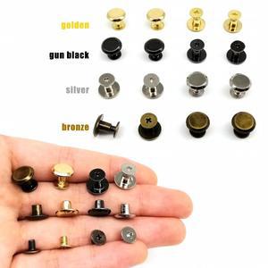 20pcs 라운드 헤드 10mm 스크류 백 시카고 네일 바인딩 리벳 스터드 가죽 숄더 배낭 벨트 스트랩 지갑
