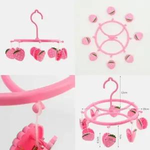 동그리 딸기 빨래집게 건조대 속옷 양말걸이