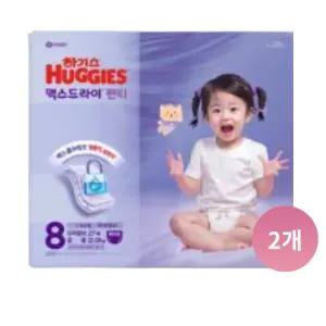 맥스드라이 공용 8단계 팬티27매X2팩