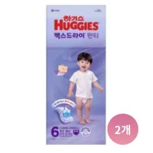 맥스드라이 남아용 6단계 팬티 38매X2팩