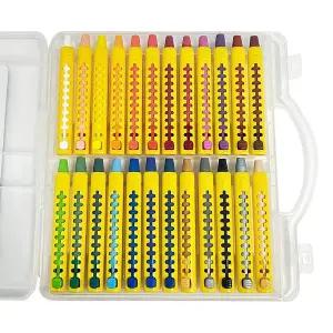 TBZ 어린이 크레파스 24색 홀더 커버 크레용