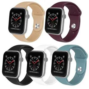 애플워치SE 3 2 1세대 호환 실리콘 스트랩 스포츠밴드 시계줄 40mm 44mm
