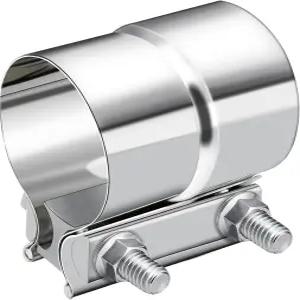 배기 클램프 스테인리스 스틸 머플러 밴드 파이프 변환기용 조인트 랩 촉매 3인치 스틸1인치