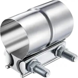 위지위카 25인치 랩 조인트 배기 클램프 304 스테인리스 스틸 슬리브 12인치 및 촉매 2 변환기용 파이프