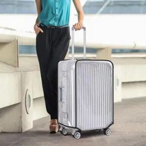 투명 캐리어커버 방수 덮개 1개 여행용