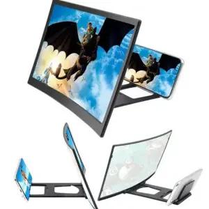 스탠다드 커브드 확대스크린 스마트폰 확대경 2가지 사이즈 스크린 확대경 캠핑 가정 사무실 학교