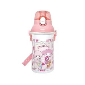 마이멜로디 플라워리스 원터치 물통 400ml 사무용품