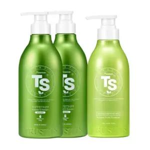 [온누리상품][TS] 프리미엄TS샴푸 탈모증상완화 750g 2개+프리미엄TS헤어트리트먼트 500g 1개