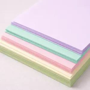 데일리브릿지 엠보싱 A4 두툼한 5종 파스텔 고급 페이퍼 세트 180g