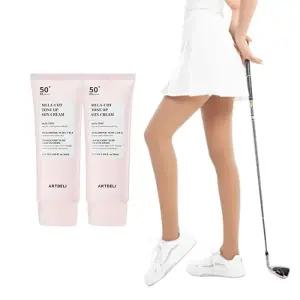 아트델리 톤업 선크림 50ml x2 + 자외선차단 골프스타킹 커피색