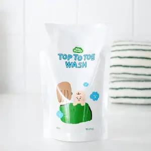 [베이비스탠다드] 탑투토워시 리필 450ml 아기 약산성 올인원 바디워시 바스앤샴푸