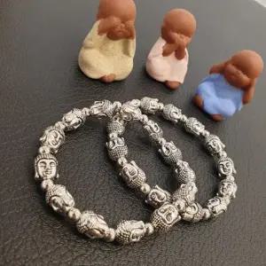 부처 얼굴 팔찌 부처님 불교 소원 팔찌