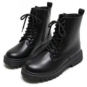 [라일리] Rly 여자 베이직 신발 레이스업 워커 캐주얼 슈즈