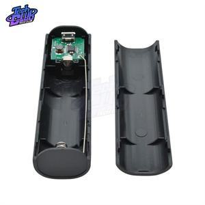 금속 전원 은행 DIY 키트 보관 케이스 상자  용접 1X 18650 배터리 5V USB 외부 충전기