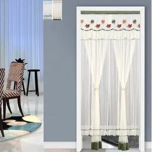 가림막커튼 가림막 레이스 커튼 주방용 120x210cm 방문 가리개 문가리개