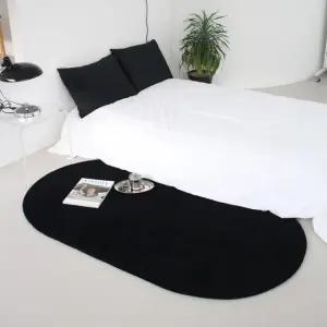 거실러그 소프트 극세사 단모 타원 러그 200x290cm 사계절러그