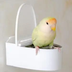 앵무새 배변 훈련 조류 실내 놀이터 새장 화장실 사육용품