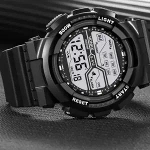 행군 입대 조깅 스포츠 남자 패션 디지털 전자 시계 LED