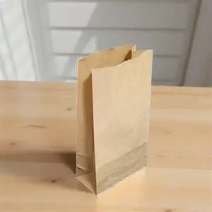 실속 각대 봉투 무표백 크라프트지 종이 베이커리 간식 포장 18X34cm 100매