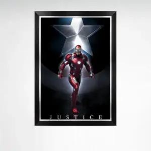 1000피스 아이언맨 야광 모던블랙 액자세트