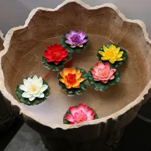 미니 연꽃 불교꽃 전원 주택 마당 꾸미기 수련 식테리어 플랜트월 BB0229