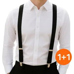 1+1 데일리 남자 서스펜더 팬츠 정장 멜빵 밴드 벨트 웨딩