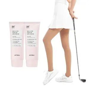 아트델리 톤업 선크림 50ml x2 + 자외선차단 골프스타킹 커피색_24615585_587813