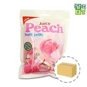사탕 쥬시 피치 젤리 (24개입) 100g 1BOX