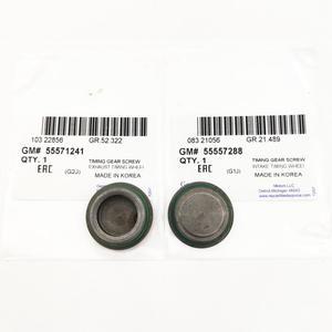 Chevrolet Cruze Sonic Epica Opel Mokka Astra Zafira OEM #55571241 55557288 용 캠축 치아 스크류 캡 1