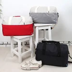 투톤 보스턴백 크로스백 여행 캠핑 운동 큰가방