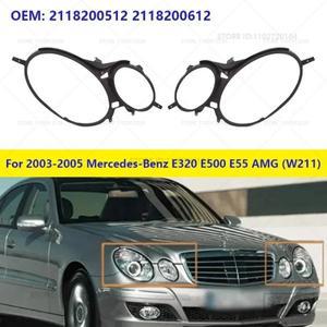 전면 상단 헤드라이트 커버 개스킷 도장 스트립 2003-2005 메르세데스 벤츠 E320 E500 E55 AMG (W211) 2118
