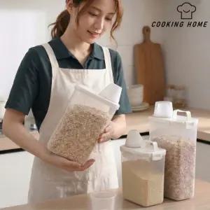 [기획특가/무배] 프레시락 도어포켓 잡곡통 수납 밀폐용기