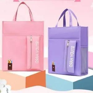 학생 신발 주머니 파우치 파스텔 신주머니 보조 가방