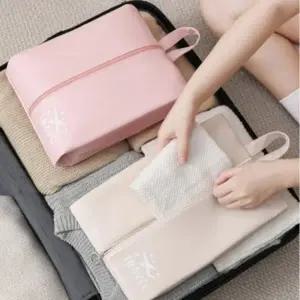 휴대용 여행 보관 주머니 수납 파우치 슈즈 소품 운동화 신발 여행용 신발 가방