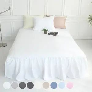 자요 순면 내추럴코튼 침대스커트 매트리스커버