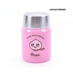 [오너클랜]BS 카카오프렌즈 보온보냉 죽통(어피치) 아동식기 어린이집도시락