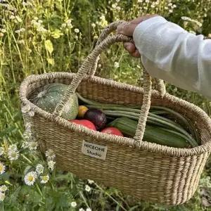 피크닉 바구니 손잡이 펜션 조식 주방 트레이 식당 호텔 소품 쟁반 카페 우