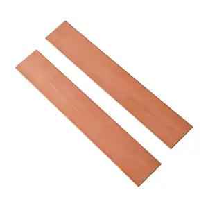 HWYEE 2PCS 구리 플랫 바 1/8 x 2 12 99.98 버스 재고 다양한 DIY용 3mm 50mm 305mm C110 솔리드 (2Pcs 3 *