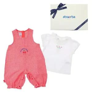 [갤러리아] (압소바출산,백일,돌,귀여운유아복,아기멜빵바지)블름오버올세트(A13-21219)