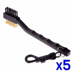 TBZ 열쇠고리형 골프채 청소용품 브러쉬 x5개 바닥청소솔